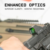 Monstrum Nitro Pistol Red Dot w/ 3 MOA Dot | K-Series/RMSc - V3 Ridged Hood New Arrivals Monstrum