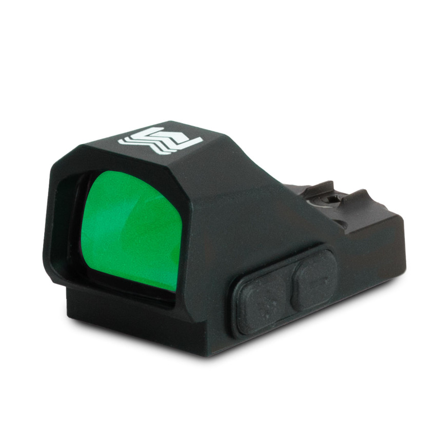 Monstrum Nitro+ Pistol Red Dot w/ 3 MOA Dot | RMSc with Rear Backup Sights- V2 Angled Hood New Arrivals Monstrum