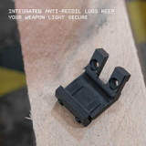 Monstrum Picatinny 45 Degree Offset Scout Light Mount | Compatible with Surefire M300/M600 Series Accessories Monstrum