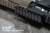Monstrum Shrapnel Offset Picatinny Riser Mount with Recoil Stop Base | 8 Slot 3.5 inch | Low Profile Mounts Monstrum