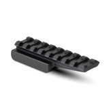 Monstrum Shrapnel Offset Picatinny Riser Mount with Recoil Stop Base | 8 Slot 3.5 inch | Low Profile Mounts Monstrum