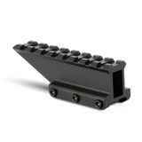 Monstrum Shrapnel Offset Picatinny Riser Mount with Recoil Stop Base | 8 Slot 3.5 inch | Low Profile Mounts Monstrum