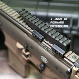 Monstrum Shrapnel Offset Picatinny Riser Mount with Recoil Stop Base Mounts Monstrum