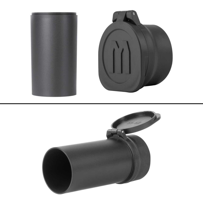 Monstrum Tactical Flip-Up Rifle Scope Lens Cover with Attachable Sunshade Lens Covers/Sunshade Monstrum