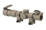 Monstrum Tactical Flip-Up Rifle Scope Lens Covers - Flat Dark Earth Lens Covers/Sunshade Monstrum