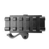 Monstrum Tactical Lockdown Series Adjustable Height Riser Mount with Quick Release | 5 Slot/2.5 inch Accessories Monstrum