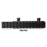Monstrum Tactical Lockdown Series Lightweight Riser Mount | High Profile | 5.5 inch L / 13 Slot Accessories Monstrum