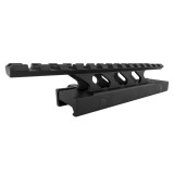 Monstrum Tactical Lockdown Series Lightweight Riser Mount | High Profile | 5.5 inch L / 13 Slot Accessories Monstrum