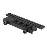 Monstrum Tactical Lockdown Series Lightweight Riser Mount | High Profile | 5.5 inch L / 13 Slot Accessories Monstrum