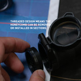 Monstrum Ultra Series Flip-Up Scope Lens Covers with Detachable Honeycomb Featured Items Monstrum