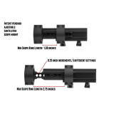 Offset Adjustable Length Scope Mount - 1 inch 30mm Scope Rings/Mounts Monstrum