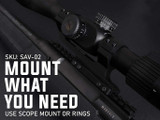 Picatinny Rail Mount for Savage Arms Axis/Edge Rifles Ruger Accessories Monstrum