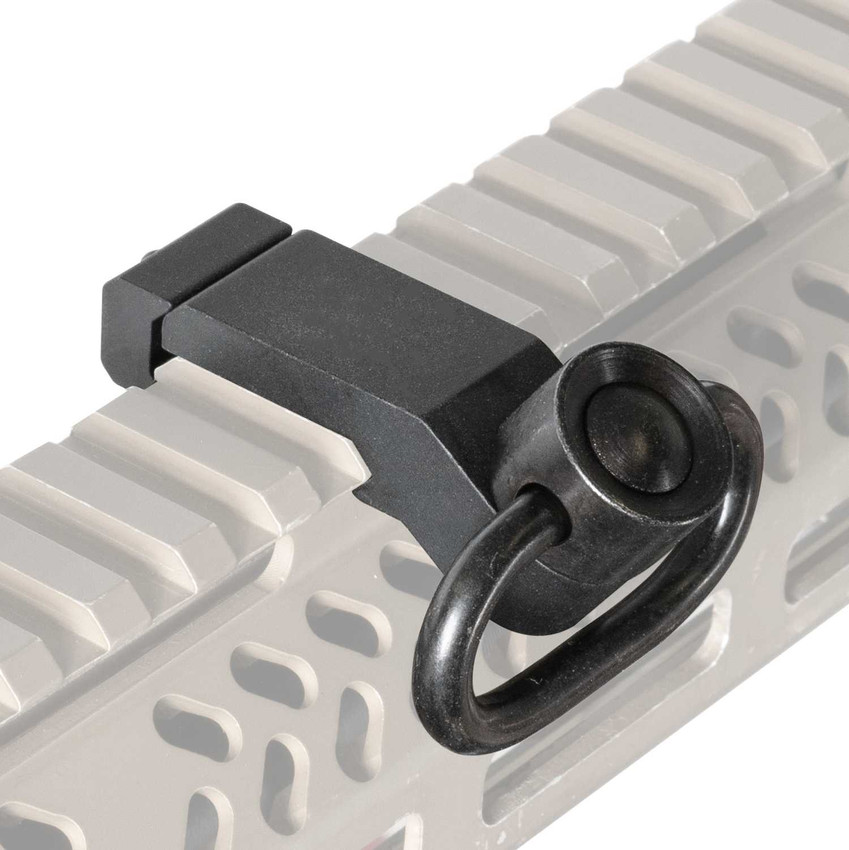 Picatinny Sling Mount with Quick Detach Swivel | 45 Degree Offset Accessories Monstrum