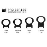 Pro Series 7075 Aluminum Scope Rings 30mm Scope Rings/Mounts Monstrum