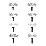 RMR Red Dot Screw Variety Pack | Includes #6-32 Screws, #4-40, and M3.5 Replacement Parts 