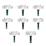 RMSc / 407K/507K Red Dot Screw Variety Pack | Includes M3, M4, and #6-32 Replacement Parts 
