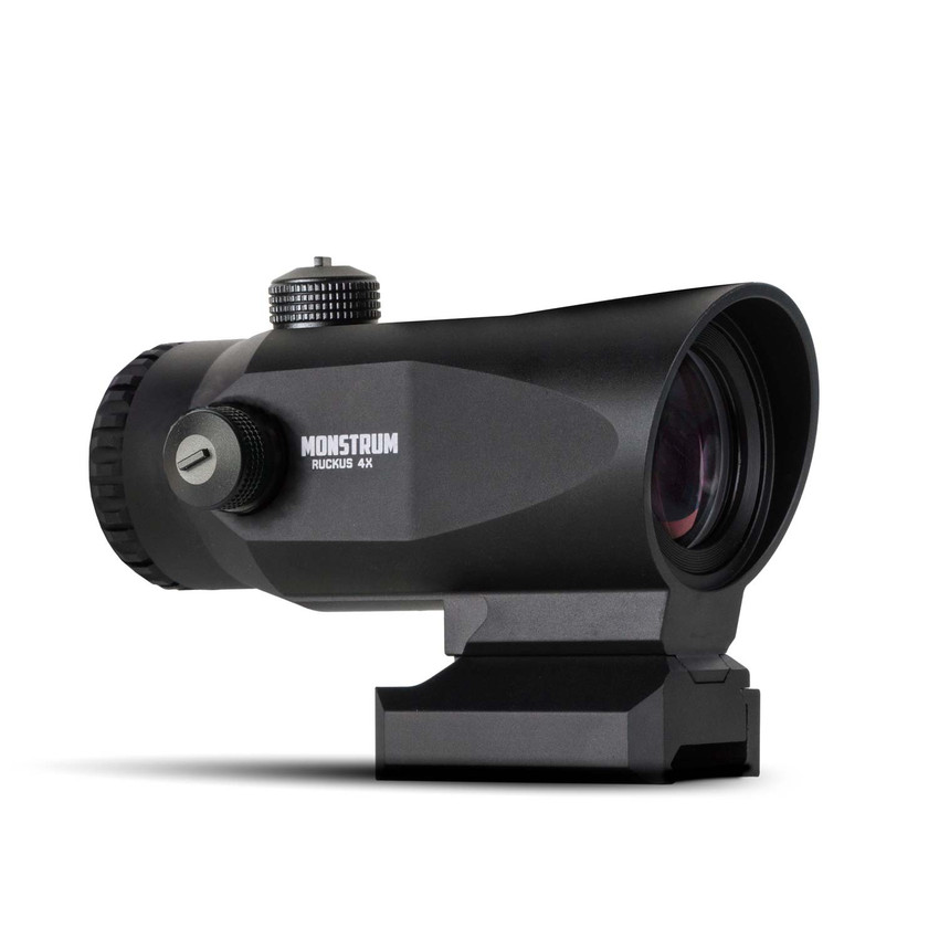 Ruckus 4x Prism Scope with Shake Awake Optics Monstrum