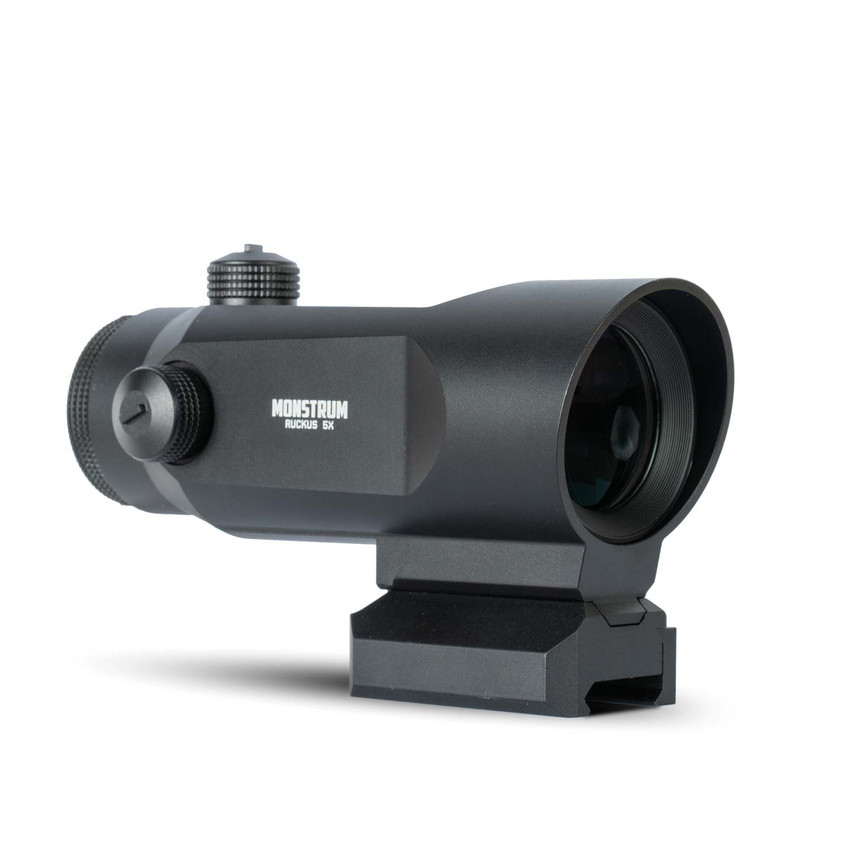 Ruckus 5x Prism Scope with Shake Awake Optics Monstrum