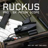 Ruckus Pro 5x Prism Scope with Shake Awake Optics Monstrum