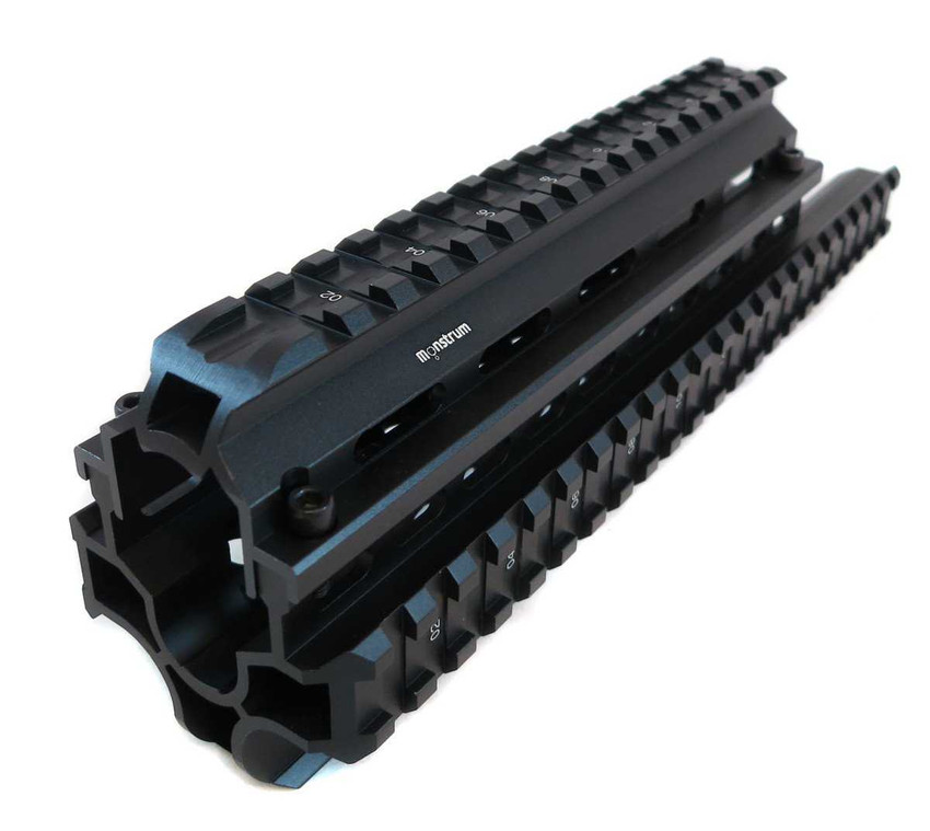 Saiga 7.62/5.45/.223 Rifle Quad Rail - Black Saiga Monstrum