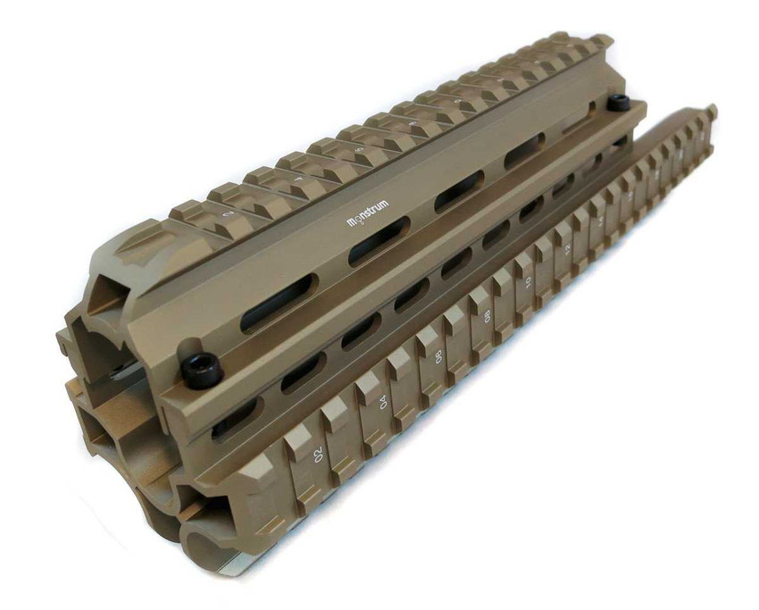 Saiga 7.62/5.45/.223 Rifle Quad Rail - Flat Dark Earth Saiga Monstrum