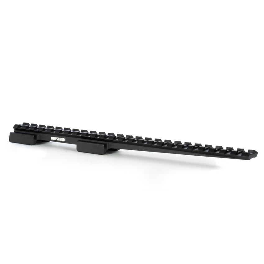 Shrapnel Extended Picatinny Riser Mount with Recoil Stop Base | 25 Slot 10 inch Extra Long Mounts Monstrum