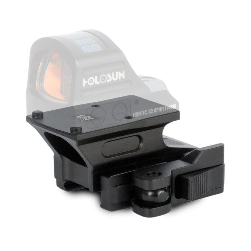 Shrapnel Series Red Dot Riser Mount with Hypergrip QD Quick Release | Compatible with RMR Footprint Accessories Monstrum