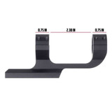 Slim Profile Series Offset Picatinny Scope Mount - 30mm 30mm Scope Rings/Mounts Monstrum