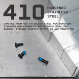 Red Dot Screw Kit | Includes M3, M4, #4-40, #6-32, #6-40, and #6-48 Screw Types | for Compatibility Across red dot Makes and Pistol mounting Platforms
