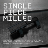 Ultralight Razorclaw Dual Ring Scope Mount 30mm Scope Rings/Mounts Monstrum