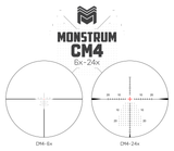 Challenger 6-24x50 FFP Scope with Zero Stop