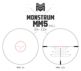 MM5 FFP Reticle 2-12x
